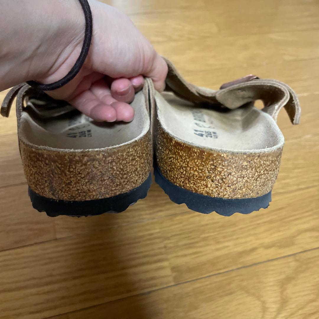 Birkenstock ベージュ クロスストラップ サンダル 41