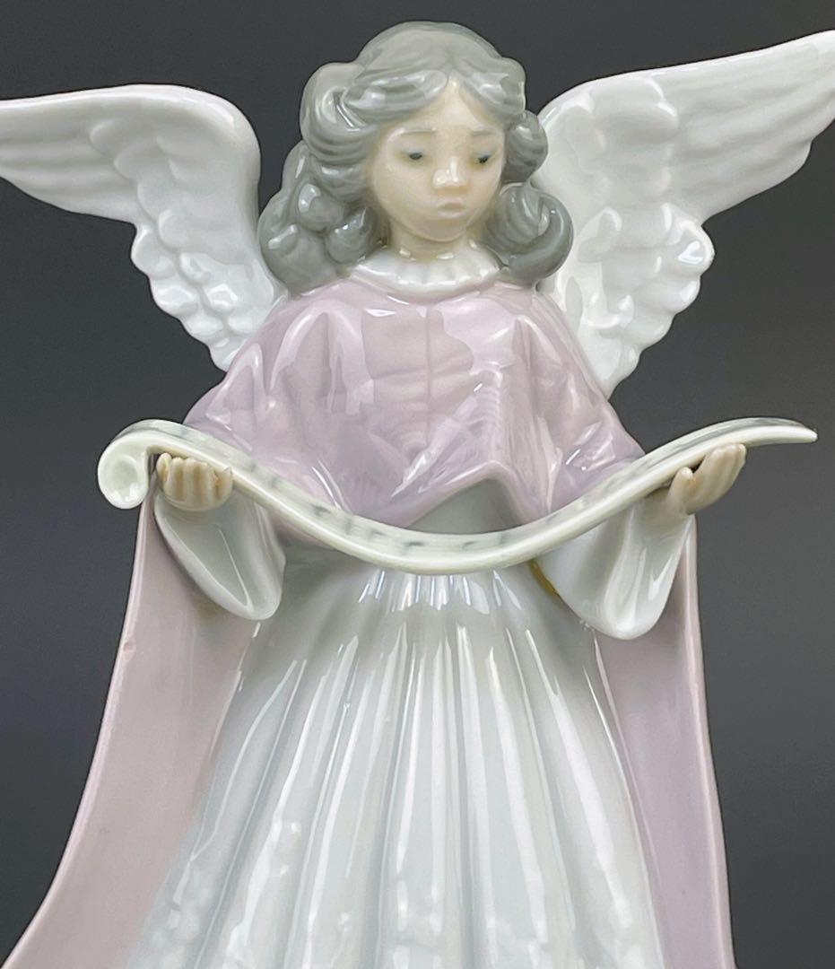 リヤドロ 楽譜を持つ天使 ピンク 桃色 リアドロ LLRADRO エンジェル