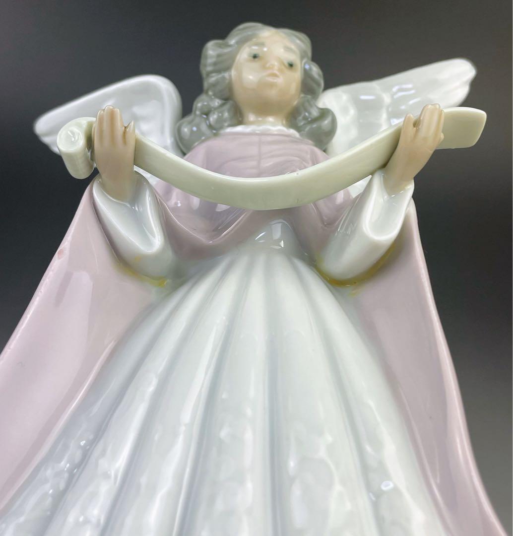 リヤドロ 楽譜を持つ天使 ピンク 桃色 リアドロ LLRADRO エンジェル