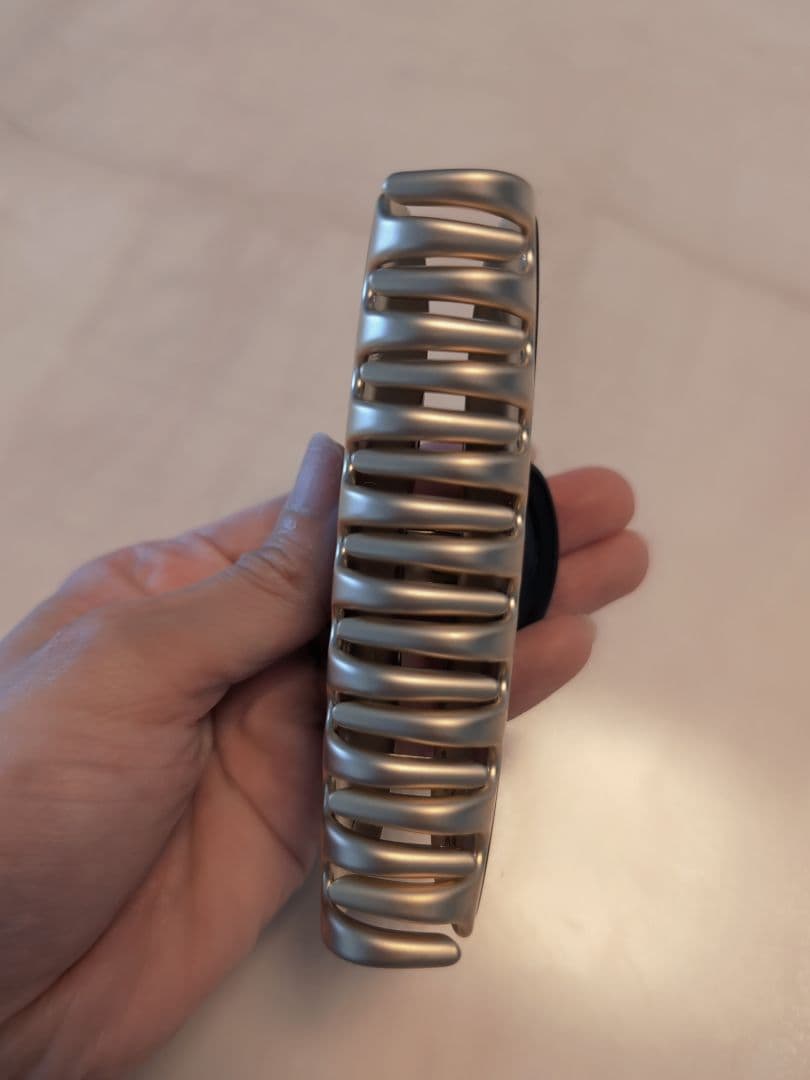 お受験★アレクサンドル ドゥ パリ ヘアクリップ（L）ストーン付き