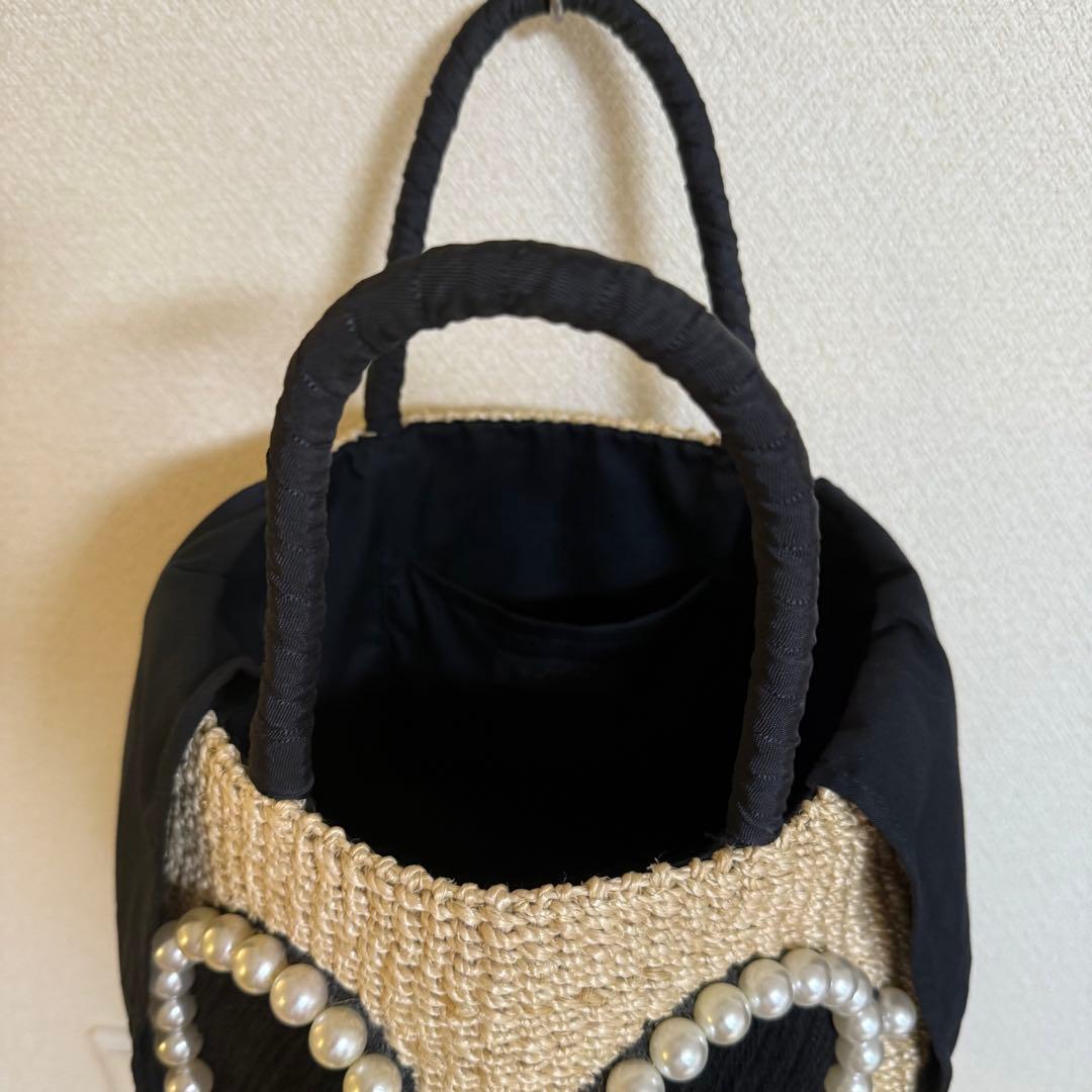 a-jolie アジョリー かごバッグ パールサングラス