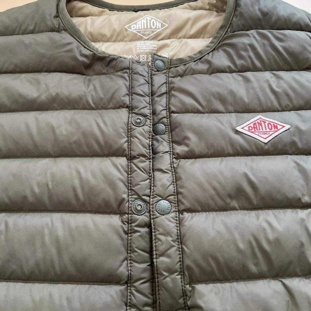 DANTON オリーブ ダウンベスト サイズ40