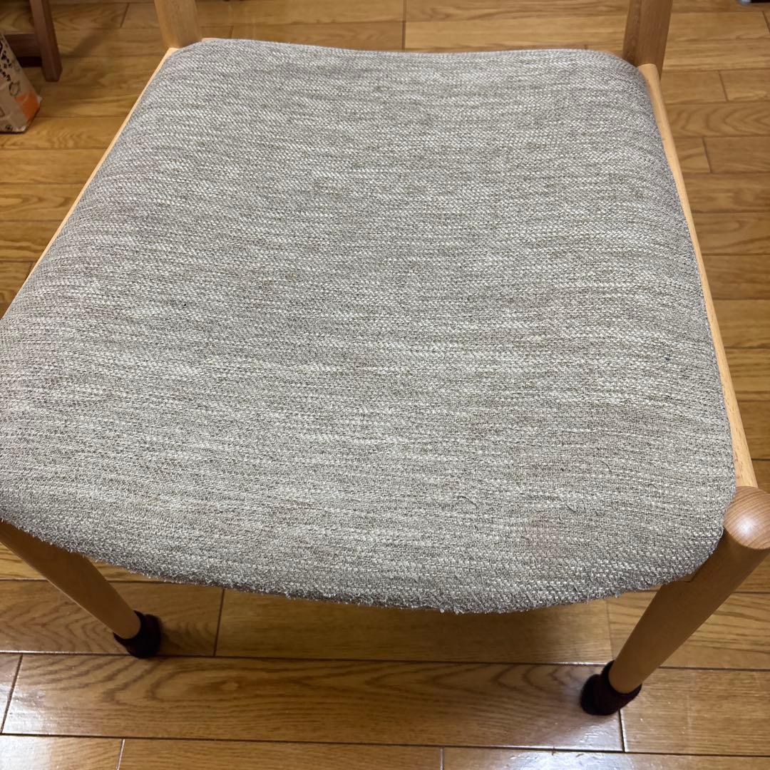 アーム付きダイニングチェア Nシールドファブリック 2脚(1脚のみも可)