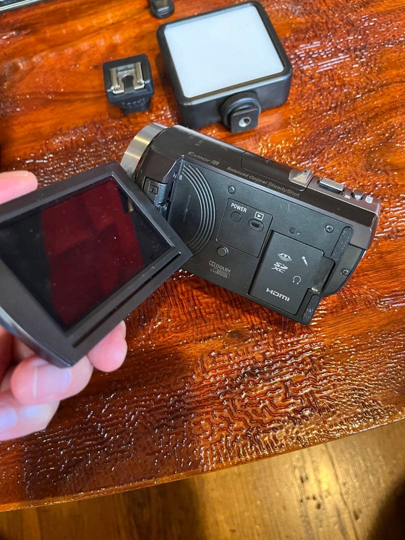 SONY HDR-cx430 55倍ズームビデオカメラ 本体と付属品　動作確認済