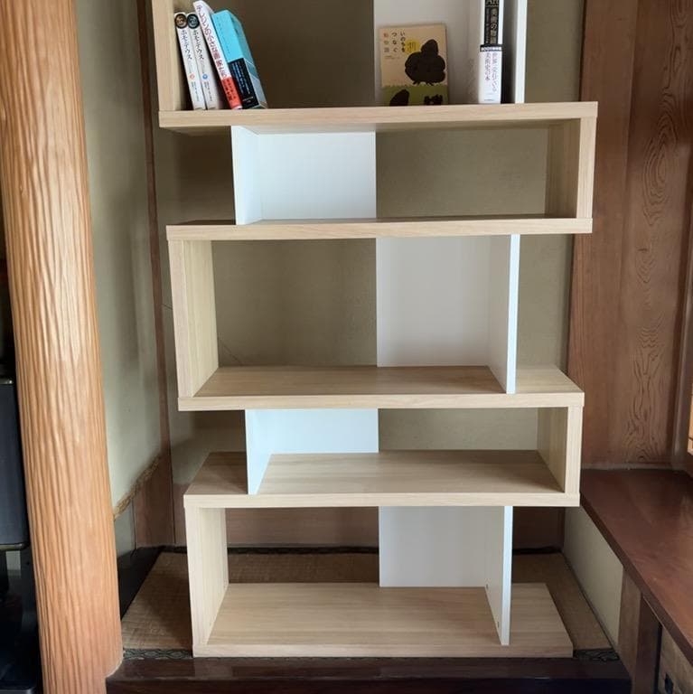 【大阪茨木・引き取り限定】デザイン本棚／ブックシェルフ｜おしゃれ収納