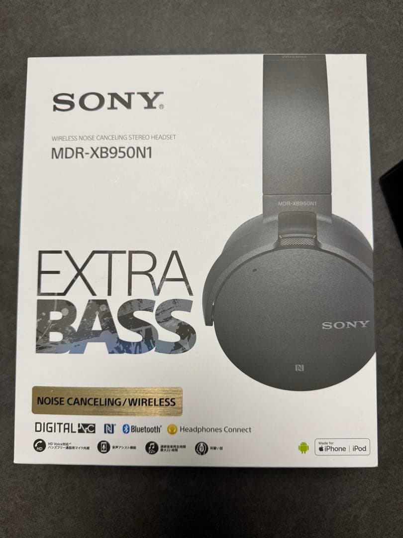 SONY MDR-XB950N1 ワイヤレスヘッドホン