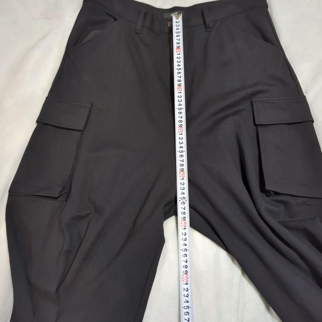 ！NDO様！！美品 23SS グラム クロップド サルエル カーゴ パンツ 黒