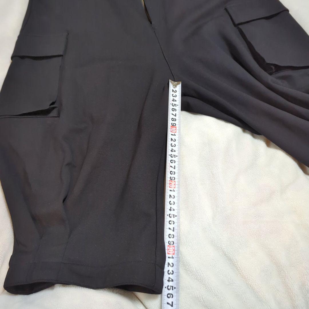 ！NDO様！！美品 23SS グラム クロップド サルエル カーゴ パンツ 黒