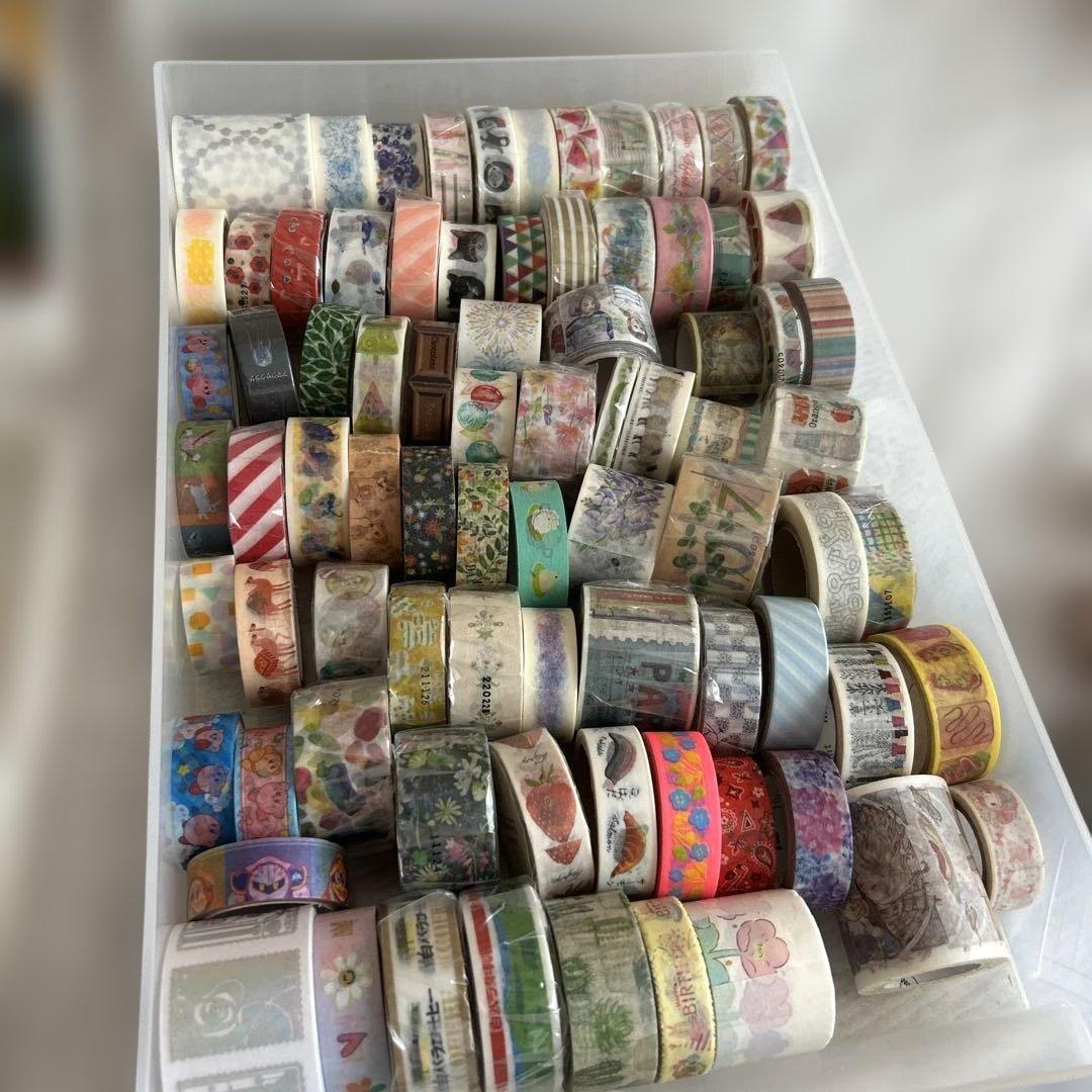 マスキングテープまとめ売り 200点以上 無印良品ケース付き