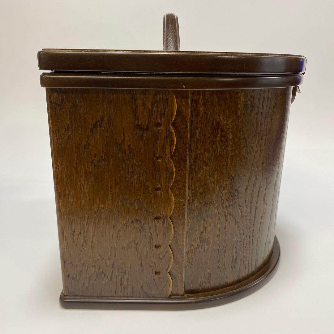 インテルナ南條　鏡台　パリの雑貨屋　木製　レース　メイクボックス　化粧台　1点