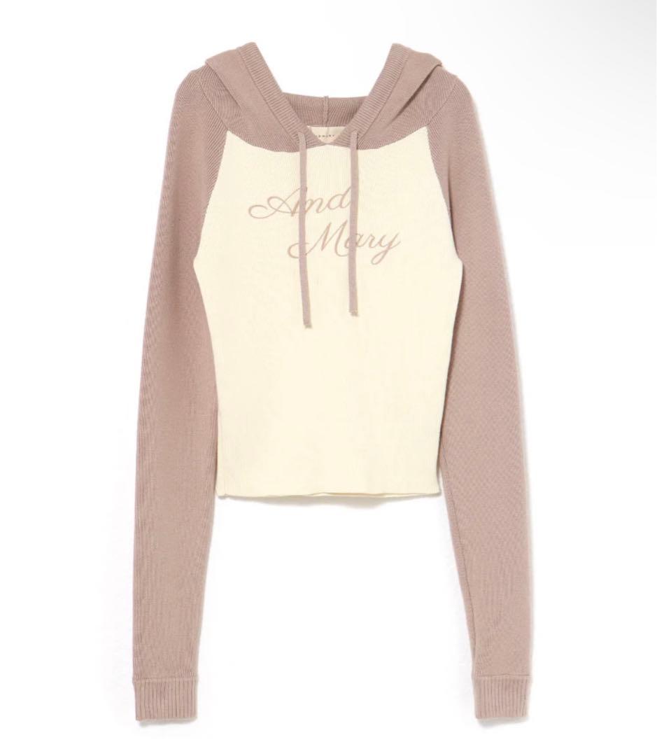 トップス Andmary Letter mary logo tops