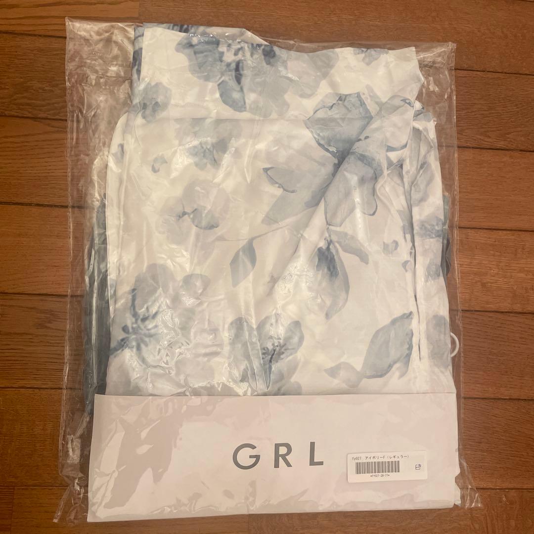 GRL 3点セット2Way水彩花柄浴衣セット[fy027] レギュラー　グレイル
