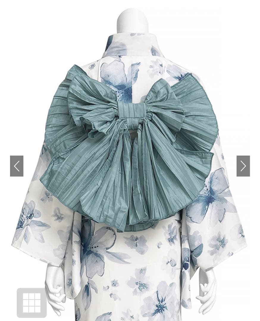 GRL 3点セット2Way水彩花柄浴衣セット[fy027] レギュラー　グレイル