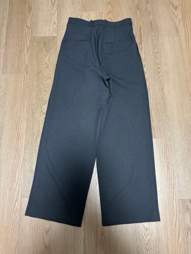 m’s braque スラックス TUCKED BAGGY PANTS 36