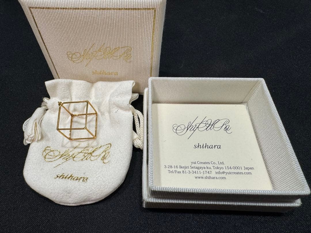 アクセサリー SHIHARA 3D COLLECTION Square Pierce 15