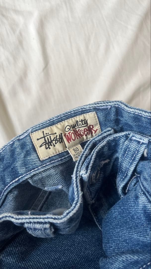 stussy/ステューシー　デニムダブルニーパンツ　サイズ30 2022FW