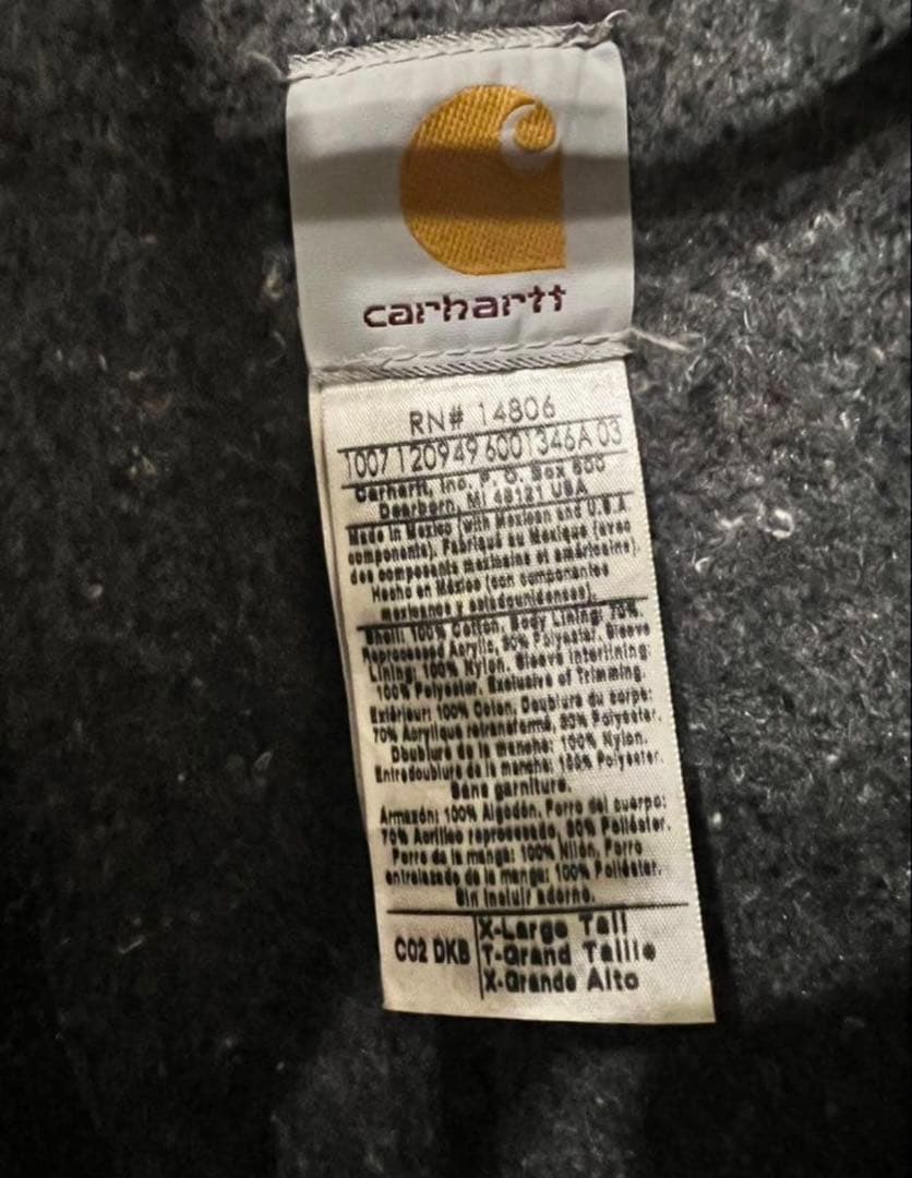 Carhartt カーハート ミシガンチョアコート C02