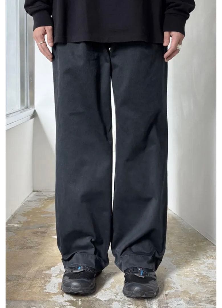 パンツ <AURALEE> PRODUCT DYED FINX CHINO PANTS