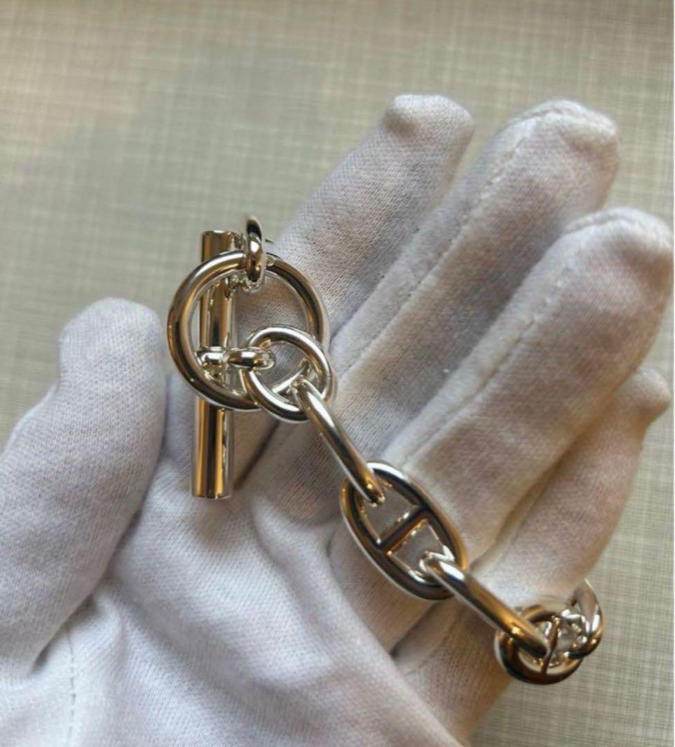 【新品未使用】HERMES エルメス シェーヌダンクル ブレスレット GM13
