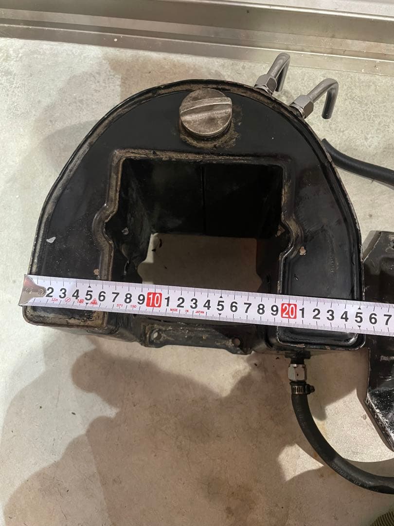 ハーレー　オイルタンク　ブラック