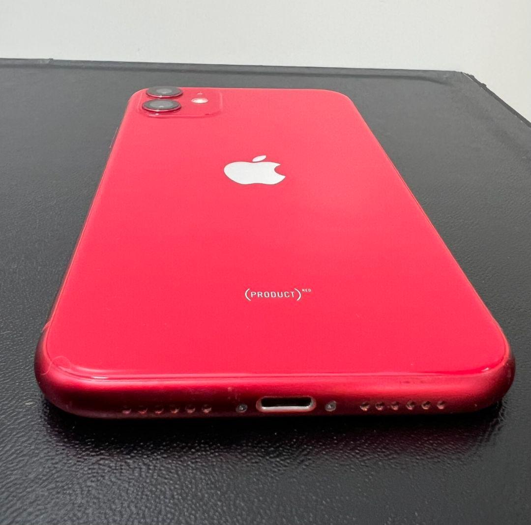 Apple iPhone 11 （PRODUCT）RED)　本体　64GB 赤
