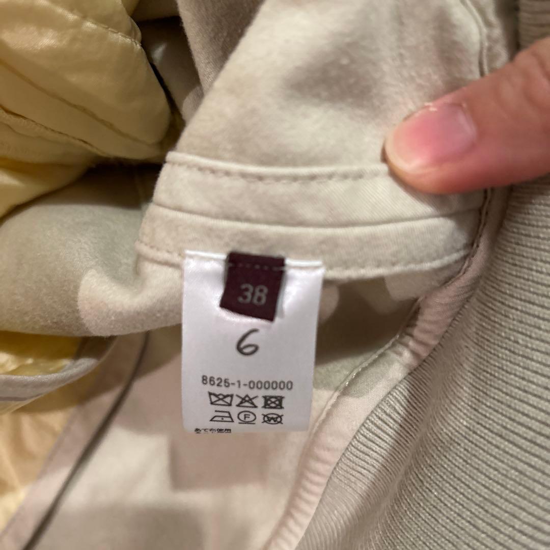 ＜６(ROKU)＞コットンピーチ ブルゾン