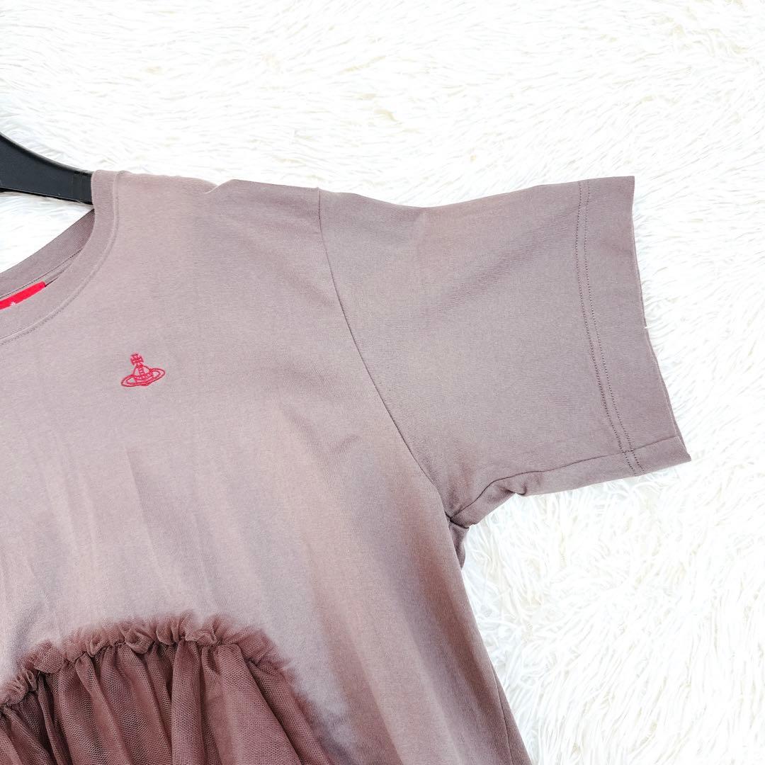 美品✨　Vivienne Westwood ボリュームチュールドレス　オーブ刺繍