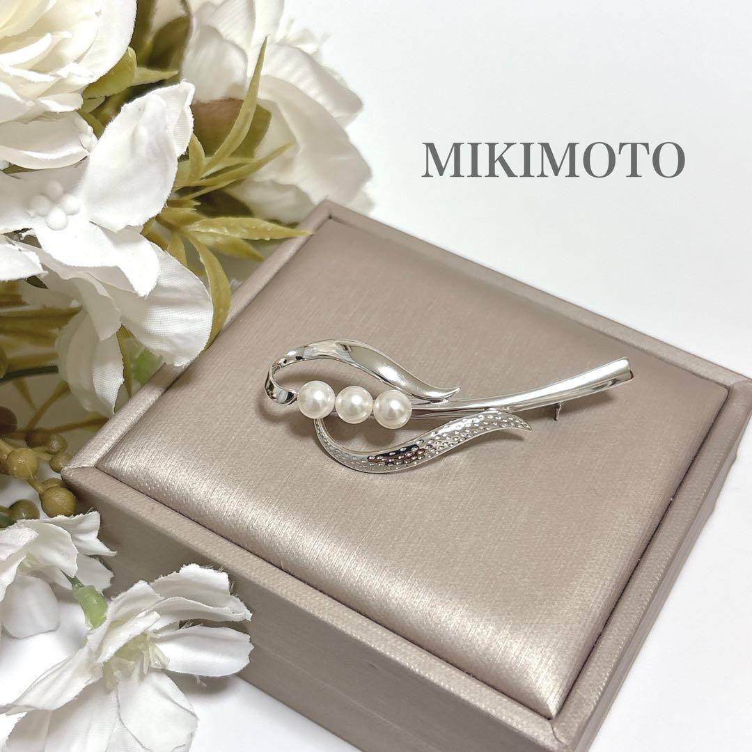 美品 ✨皇室御用達 ♡MIKIMOTO アコヤ真珠 パール ブローチ