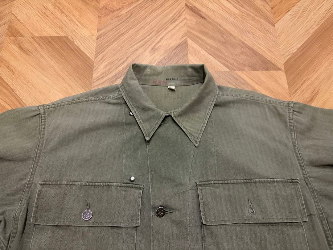 40s US ARMY M-43 ヘリンボーンツイルジャケット 13スター 米軍