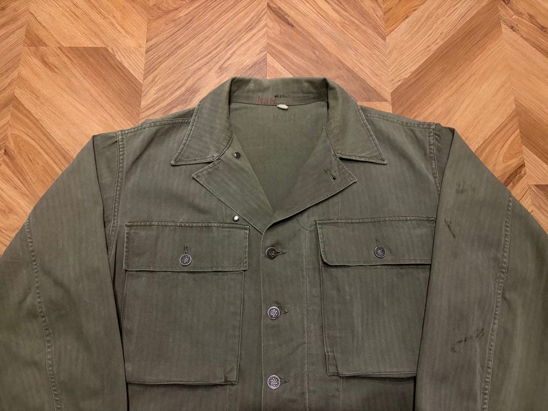 40s US ARMY M-43 ヘリンボーンツイルジャケット 13スター 米軍