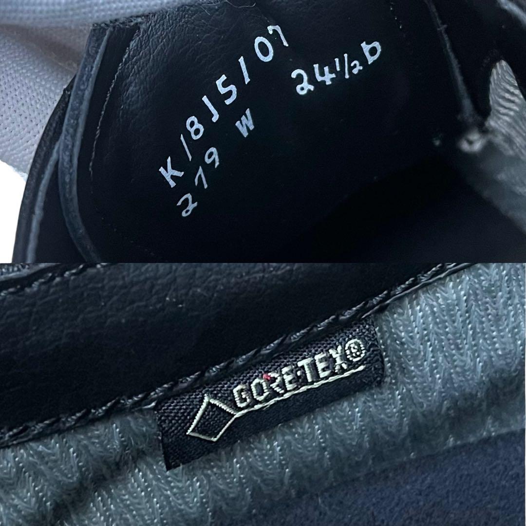 極美品 リーガルウォーカー 24.5 レザー シボ革 Uチップ ゴアテックス 黒