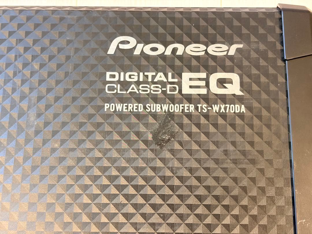 サブウーファー TS-WX70DA スピーカー　カロッツェリア　pioneer