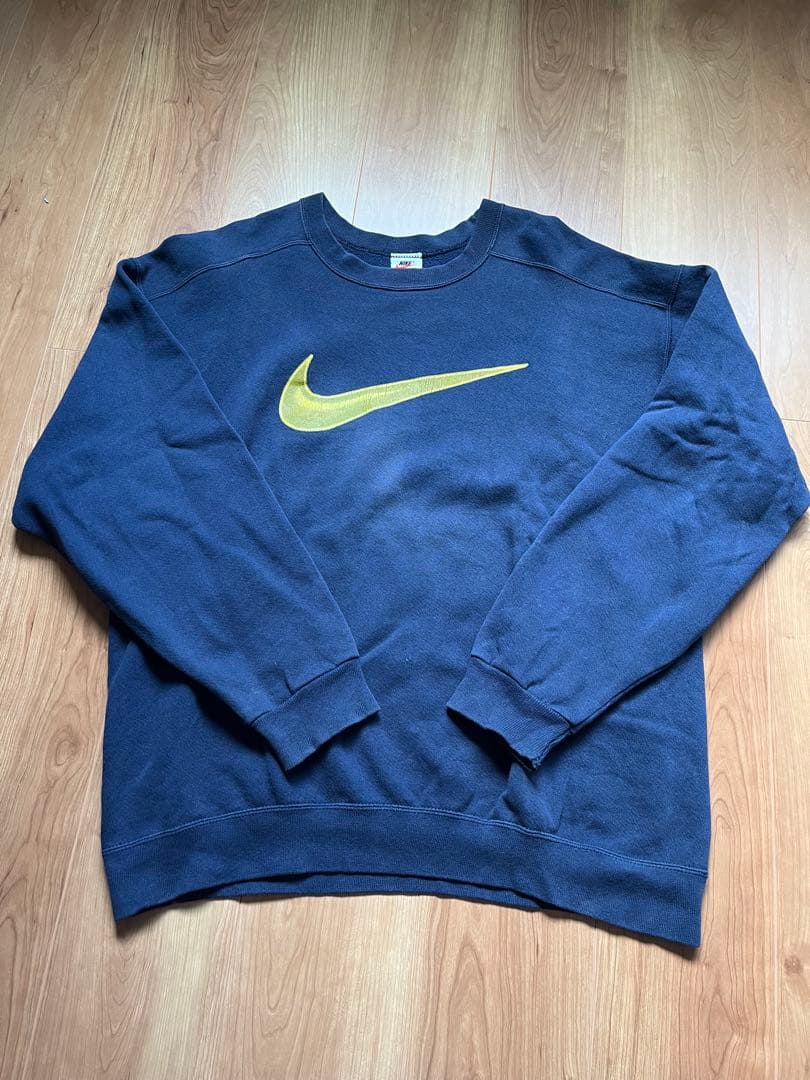 90's 銀タグUSA製 NIKE ナイキ スウェット・トレーナー swoosh