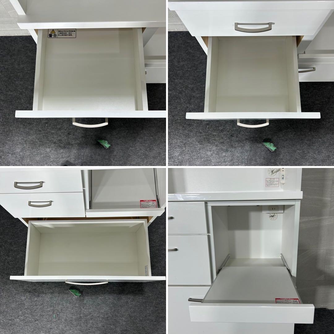 ニトリ キッチンボード コパン 幅80cm 食器棚 キッチン収納 d3841