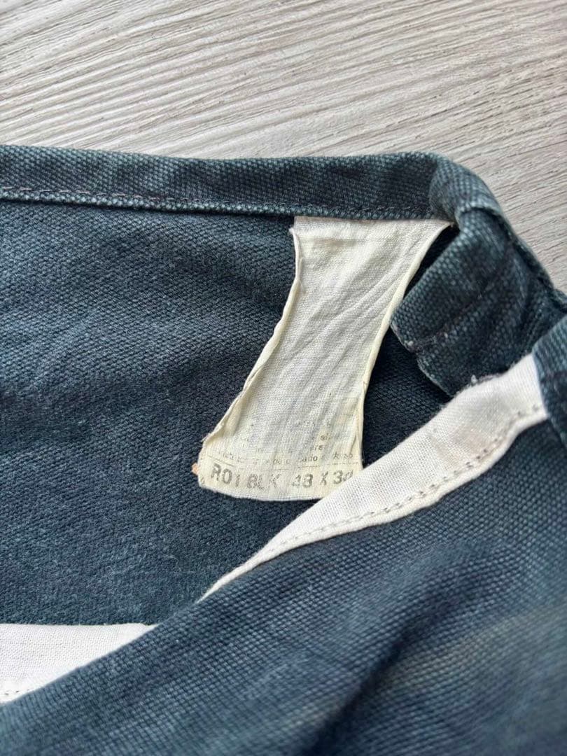 43 Carhartt オーバーオール ダブルニー ブラック フェード 00s