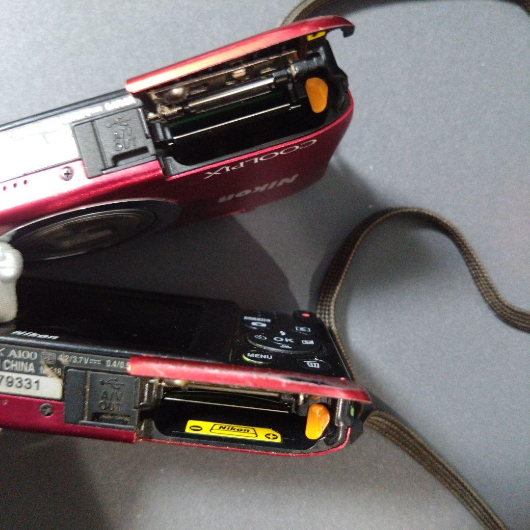 Nikon ニコン COOLPIX A100 デジタルカメラ　2個ジャンク扱い