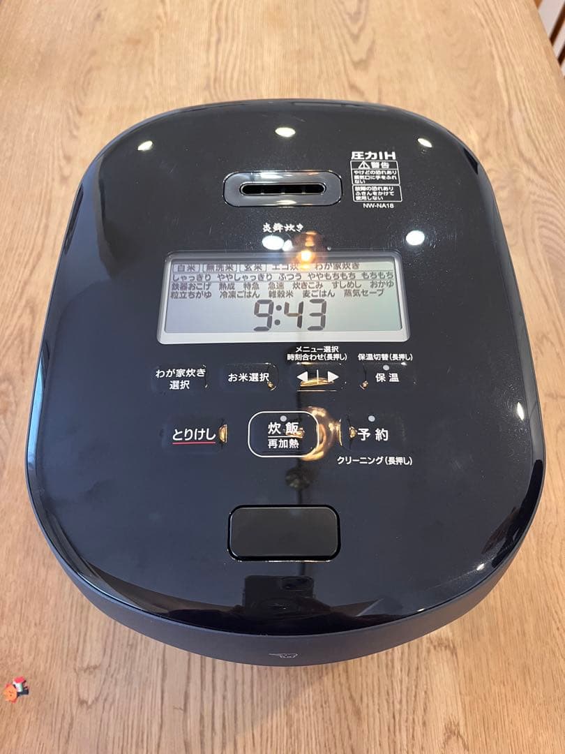 象印 炎舞炊き 圧力IH炊飯ジャー 1升 NW-NA18-BZ 2024年製