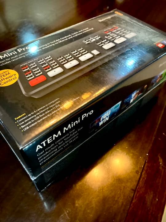 Blackmagic Design ATEM Mini Pro スイッチャー動画