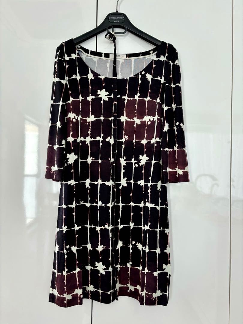 極美品PRADA シルク100%ストレッチワンピース 42