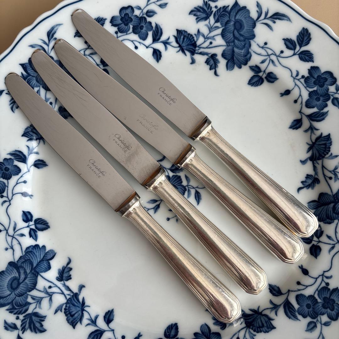 Christofle ナイフ　4本セット