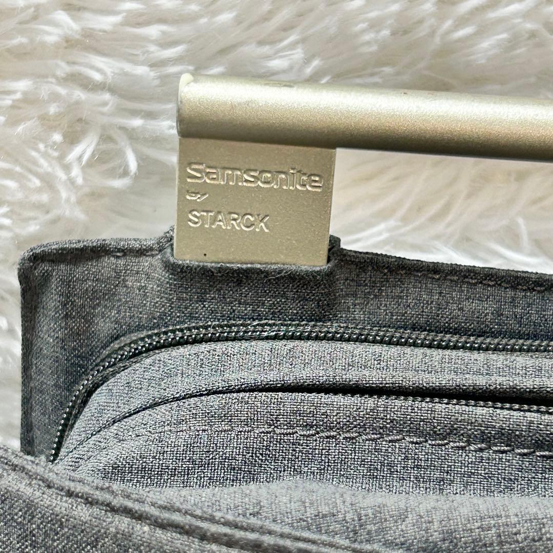 美品⭐︎サムソナイト×スタルク ZAB 拡張式リュック グレー