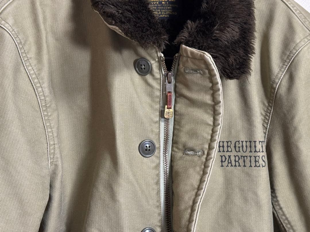 WACKOMARIA ワコマリア　デッキジャケット　カーキ N-1