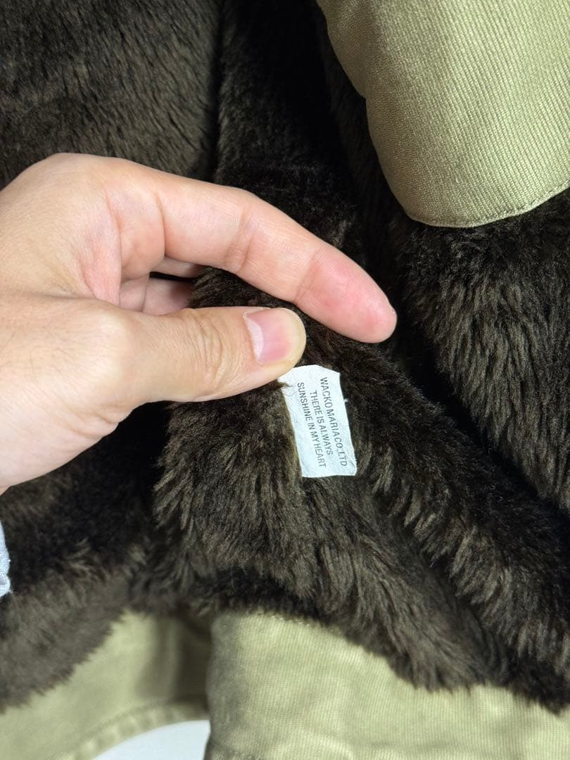 WACKOMARIA ワコマリア　デッキジャケット　カーキ N-1