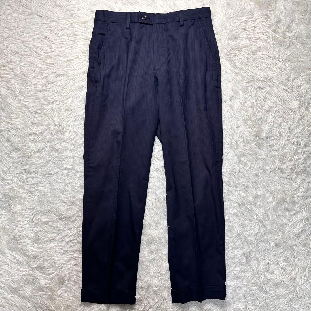 希少 現行 極美品 アート柄 ポールスミス 高級トラバルド生地 セットアップ