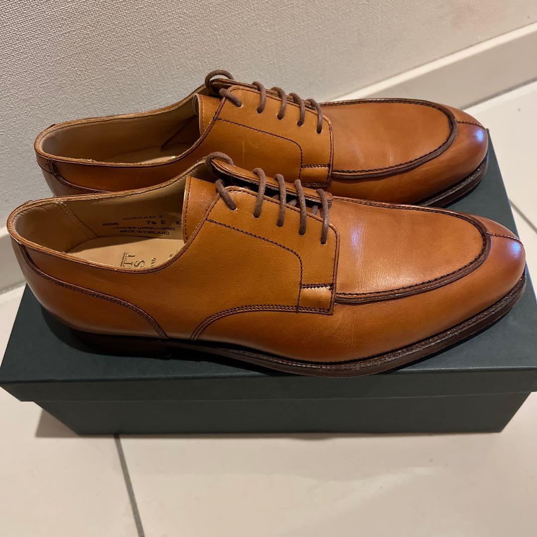クロケット&ジョーンズ　ポールスミス別注　ドレスシューズ　キャメル　7.5