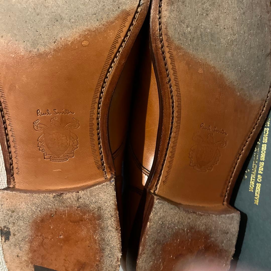 クロケット&ジョーンズ　ポールスミス別注　ドレスシューズ　キャメル　7.5