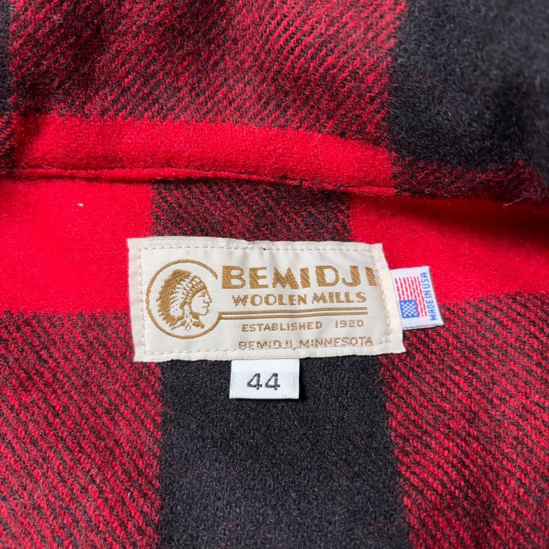 BEMIDJI マッキーノジャケット バッファローチェック チェーンステッチ