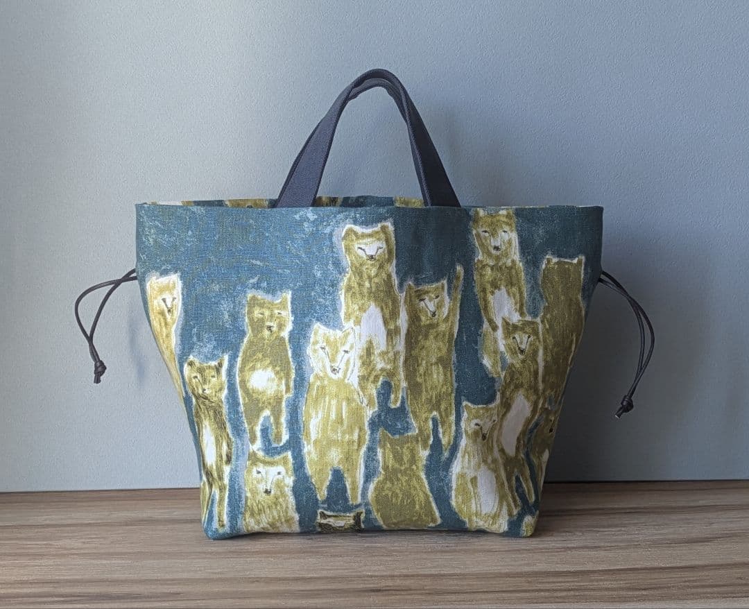 【さくら様オーダー】ミナペルホネンハンドメイドエアリーバッグ（大サイズ）