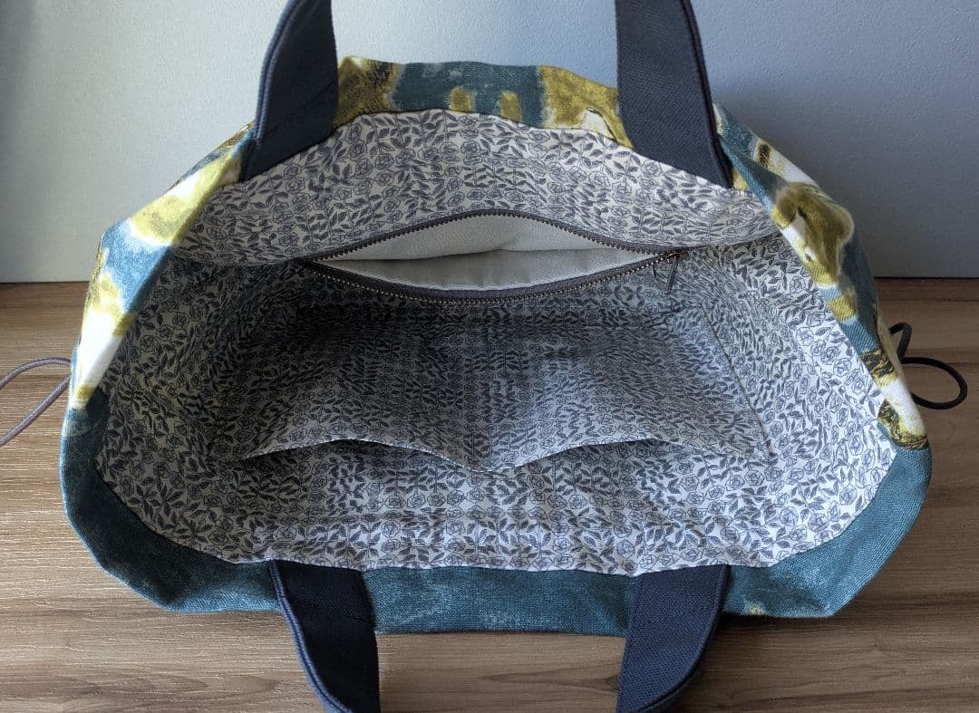 【さくら様オーダー】ミナペルホネンハンドメイドエアリーバッグ（大サイズ）