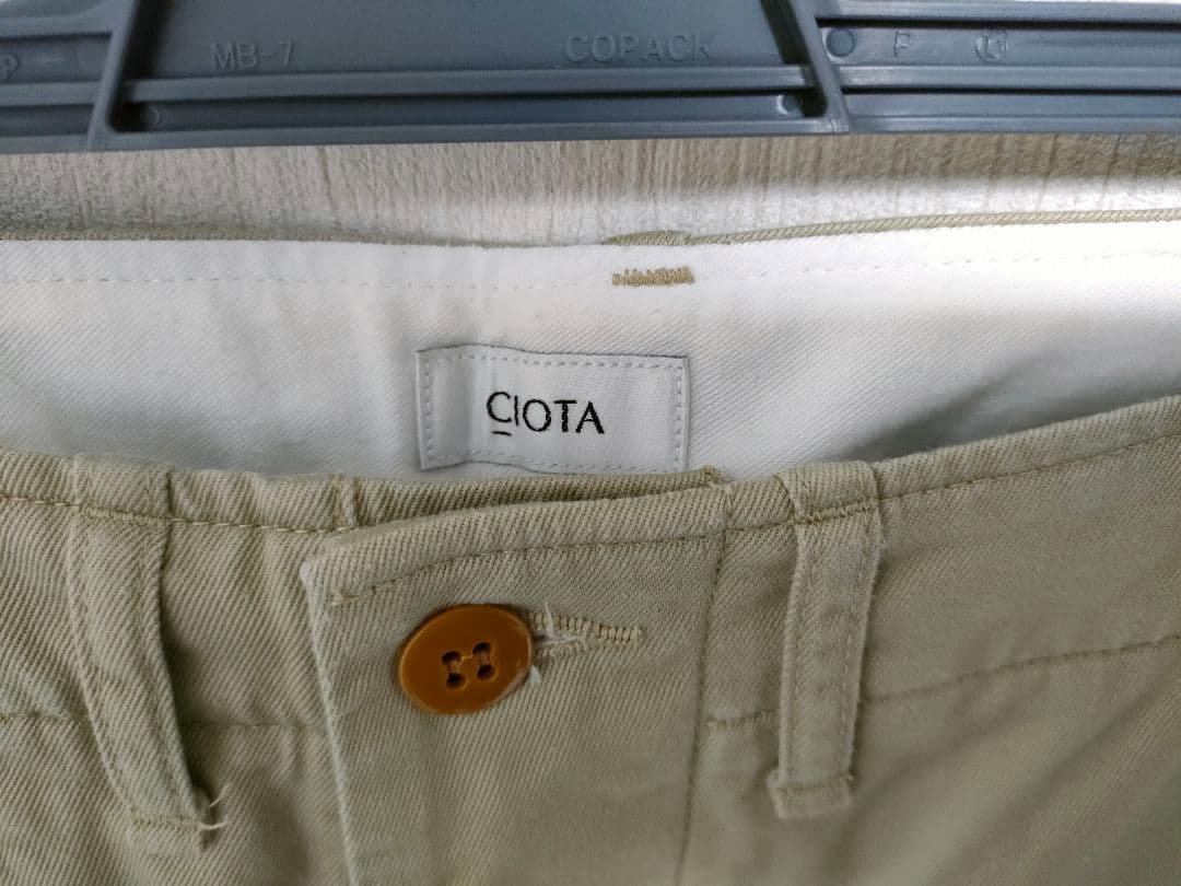 CIOTA スビンコットンウエポンチノパンツ 4